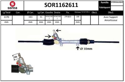 SOR1162611 EAI Рулевой механизм