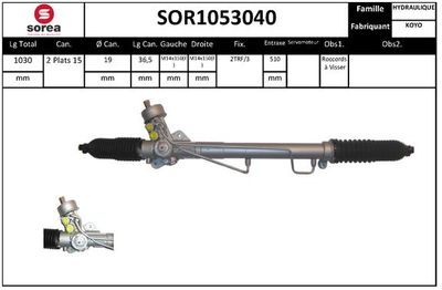 SOR1053040 EAI Рулевой механизм