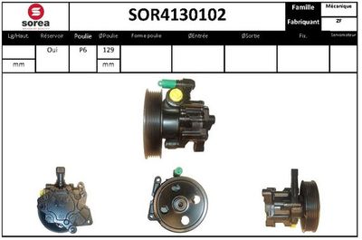 SOR4130102 EAI Гидравлический насос, рулевое управление