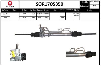 SOR1705350 EAI Рулевой механизм