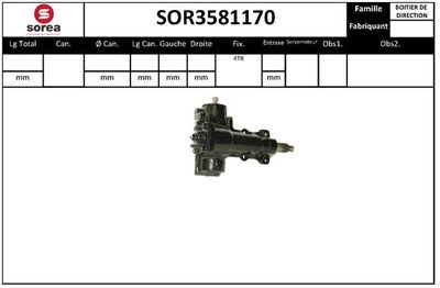 SOR3581170 EAI Рулевой механизм