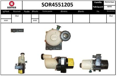 SOR4551205 EAI Гидравлический насос, рулевое управление