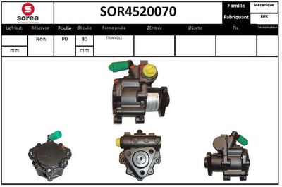 SOR4520070 EAI Гидравлический насос, рулевое управление