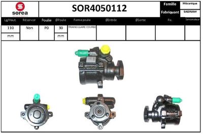 SOR4050112 EAI Гидравлический насос, рулевое управление