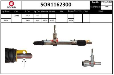 SOR1162300 EAI Рулевой механизм