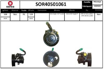 SOR40501061 EAI Гидравлический насос, рулевое управление