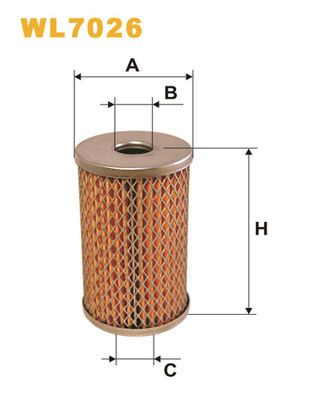 WL7026 WIX FILTERS Гидрофильтр, рулевое управление