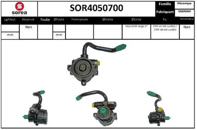 SOR4050700 EAI Гидравлический насос, рулевое управление