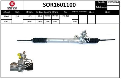 SOR1601100 EAI Рулевой механизм