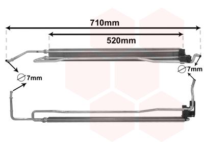 58013708 VAN WEZEL Масляный радиатор, рулевое управление