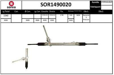 SOR1490020 EAI Рулевой механизм