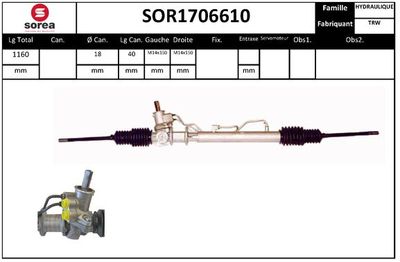 SOR1706610 EAI Рулевой механизм