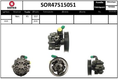 SOR47515051 EAI Гидравлический насос, рулевое управление