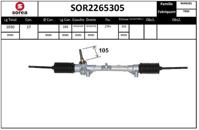 SOR2265305 EAI Рулевой механизм