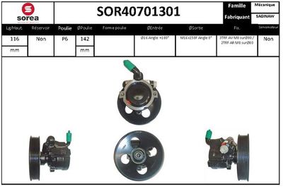 SOR40701301 EAI Гидравлический насос, рулевое управление