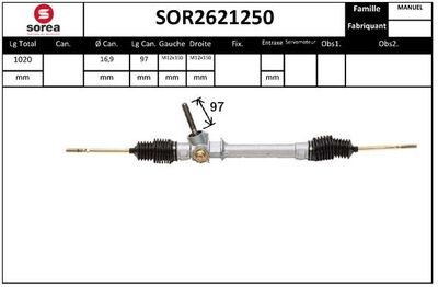 SOR2621250 EAI Рулевой механизм