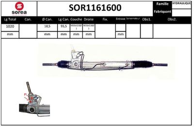 SOR1161600 EAI Рулевой механизм