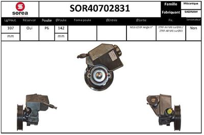 SOR40702831 EAI Гидравлический насос, рулевое управление