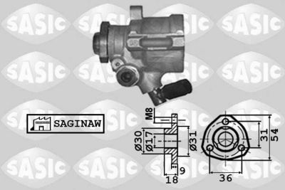 7076039 SASIC Гидравлический насос, рулевое управление