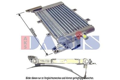 376005N AKS DASIS Масляный радиатор, рулевое управление