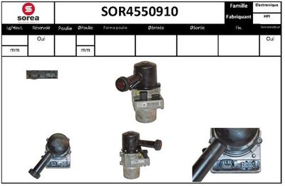 SOR4550910 EAI Гидравлический насос, рулевое управление