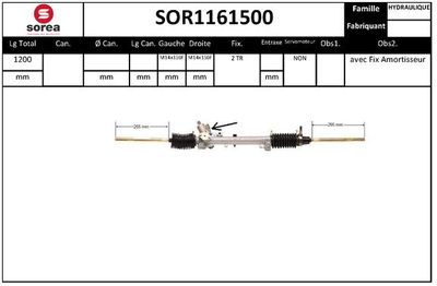 SOR1161500 EAI Рулевой механизм