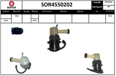 SOR4550202 EAI Гидравлический насос, рулевое управление