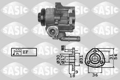 7076024 SASIC Гидравлический насос, рулевое управление