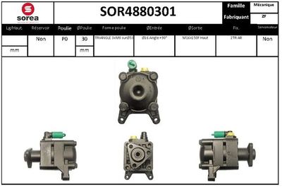 SOR4880301 EAI Гидравлический насос, рулевое управление