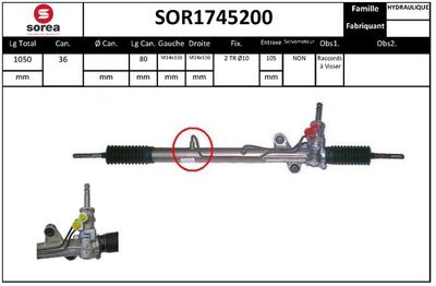 SOR1745200 EAI Рулевой механизм