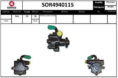 SOR4940115 EAI Гидравлический насос, рулевое управление