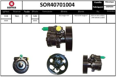 SOR40701004 EAI Гидравлический насос, рулевое управление