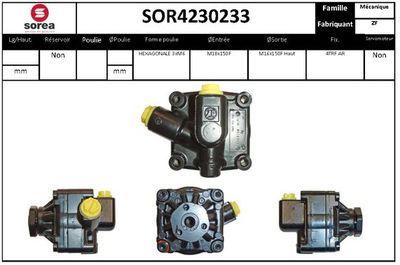 SOR4230233 EAI Гидравлический насос, рулевое управление