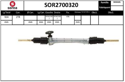 SOR2700320 EAI Рулевой механизм