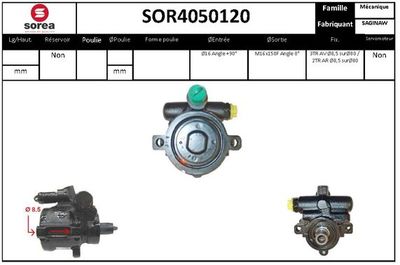 SOR4050120 EAI Гидравлический насос, рулевое управление