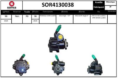 SOR4130038 EAI Гидравлический насос, рулевое управление