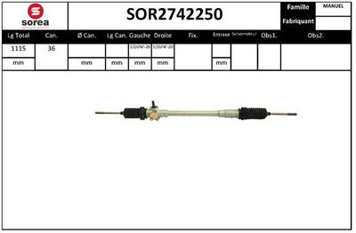 SOR2742250 EAI Рулевой механизм