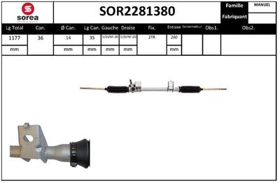 SOR2281380 EAI Рулевой механизм