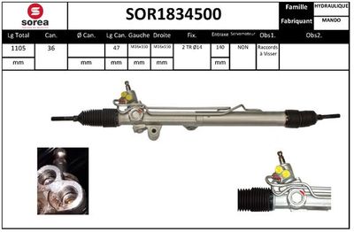 SOR1834500 EAI Рулевой механизм