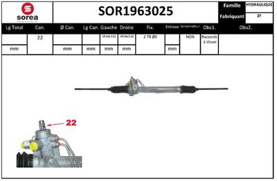 SOR1963025 EAI Рулевой механизм