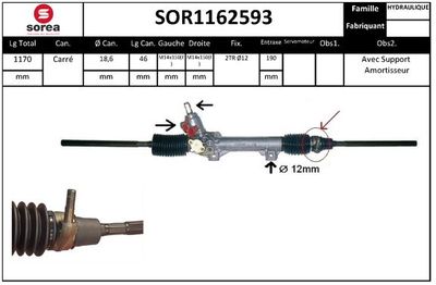 SOR1162593 EAI Рулевой механизм