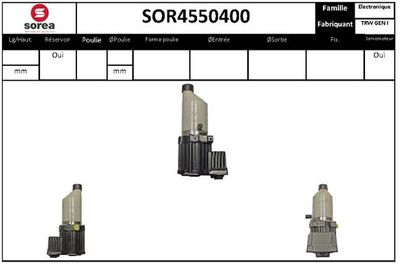 SOR4550400 EAI Гидравлический насос, рулевое управление