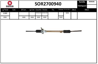 SOR2700940 EAI Рулевой механизм