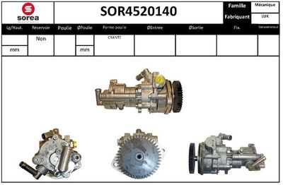 SOR4520140 EAI Гидравлический насос, рулевое управление