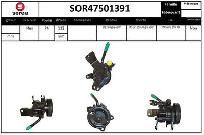 SOR47501391 EAI Гидравлический насос, рулевое управление