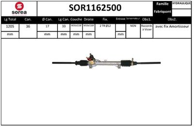 SOR1162500 EAI Рулевой механизм