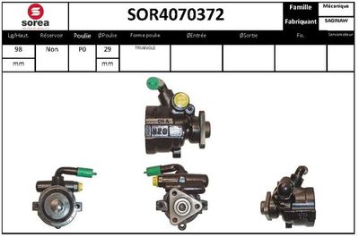 SOR4070372 EAI Гидравлический насос, рулевое управление