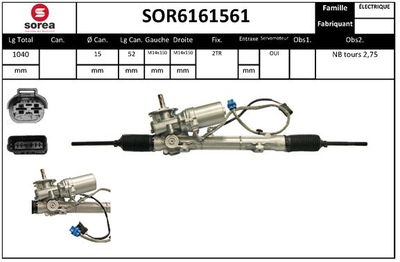 SOR6161561 EAI Рулевой механизм