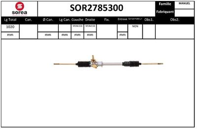 SOR2785300 EAI Рулевой механизм