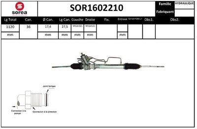 SOR1602210 EAI Рулевой механизм